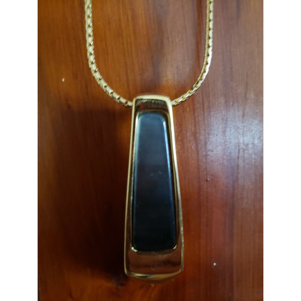 Vintage Monet Statement Necklace Designer Costume Jewelry Goldtone 28.5 Inch